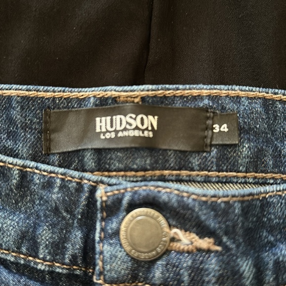 Hudson Holly Wide Leg Cropped Jeans - Picture 4 of 8
